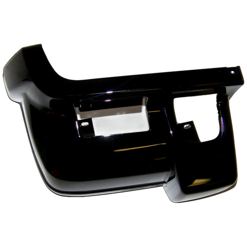 Crown Automotive 5DY01DX8AB Bumper End Cap Front Left - Fits 1997-2001 Jeep XJ Cherokee, Gloss Black Finish
