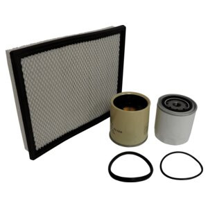 Crown Automotive MFK12 Master Filter Kit for 1994-1998 Jeep ZG Grand Cherokee w/ 2.5L Diesel Engine, Includes Air, Fuel, and Oil Filters