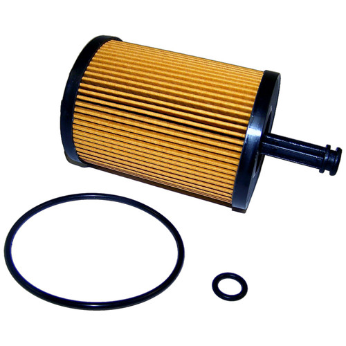 Crown Automotive 68001297AA Oil Filter for 2007-2009 MK Jeep Compass, Patriot w/ 2.0L Diesel Engine - Orange Paper, Plastic