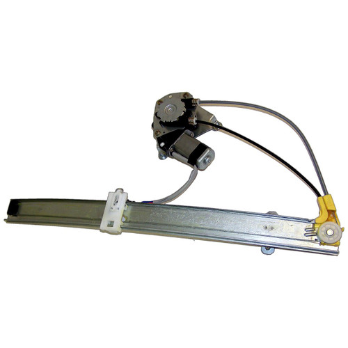 Crown Automotive 55360035AJ Left Rear Window Regulator for 2002-2/25/2006 Jeep KJ Liberty, Motor Included - Black, Silver Metal, Plastic