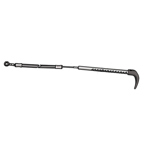 Crown Automotive A1242 Emergency Brake Cable & Military Green Handle for 1941-1945 Jeep MB - Green Steel, Sold Individually