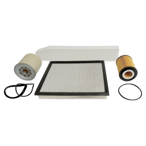 Crown Automotive MFK3 Master Filter Kit for 1999-2001 Jeep WJ, WH Grand Cherokee w/ 3.1L Diesel Engine, Includes Air, Fuel, Oil, and Cabin