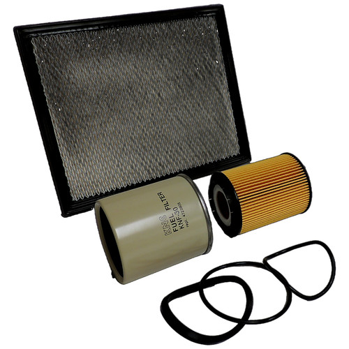 Crown Automotive MFK3 Master Filter Kit for 1999-2001 Jeep WJ, WH Grand Cherokee w/ 3.1L Diesel Engine, Includes Air, Fuel, Oil, and Cabin
