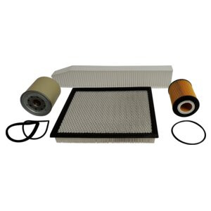 Crown Automotive MFK3 Master Filter Kit for 1999-2001 Jeep WJ, WH Grand Cherokee w/ 3.1L Diesel Engine, Includes Air, Fuel, Oil, and Cabin
