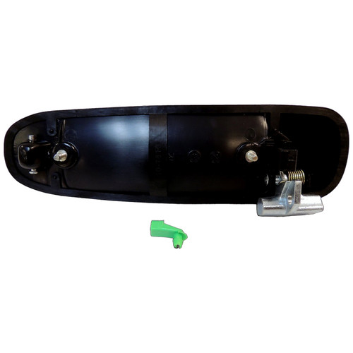 Crown Automotive 5FW47DX8AB Left Rear Door Handle for 2001-2004 Jeep WJ, WG Grand Cherokee w/ Limited Package, Smooth Black Finish