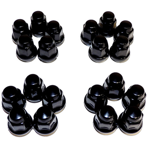 Crown Automotive 4006956BLKK Wheel Lug Nut Front & Rear Left & Right - Fits 2007-2018 Jeep KA Nitro