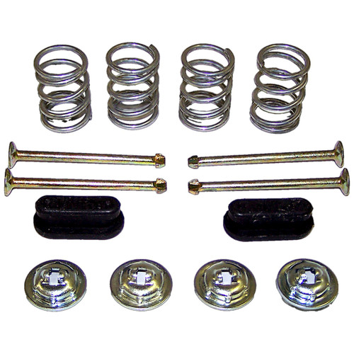 Crown Automotive 4049681 Brake Hold Down Spring Kit Rear Left & Right - Fits 1997-2006 Jeep MJ Comanche
