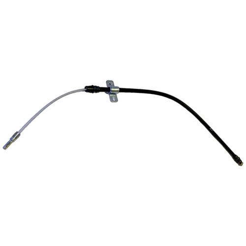 Crown Automotive 52128243AD Front Parking Brake Cable 1999-2004 Jeep WJ, WG Grand Cherokee - Black, Unpainted Plastic, Rubber, Steel
