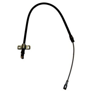Crown Automotive 52128243AD Front Parking Brake Cable 1999-2004 Jeep WJ, WG Grand Cherokee - Black, Unpainted Plastic, Rubber, Steel