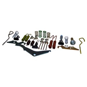 Crown Automotive 4636776 Rear Drum Brake Hardware Kit for 1979-1988 Jeep J-20 Trucks, Includes Springs, Pins, Adjusters, and Levers