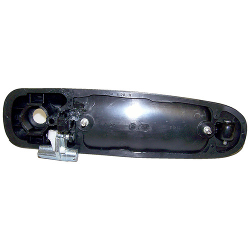 Crown Automotive 55360332AF Right Front Door Handle w/ Key Hole for 02-07 Jeep KJ Liberty, Black Textured Finish - Black Metal, Plastic