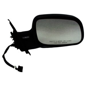 Crown Automotive 55155446AB Right Power, Manual Folding Mirror for 1999-2004 Jeep WJ Grand Cherokee, Black - Black Glass, Metal, Plastic