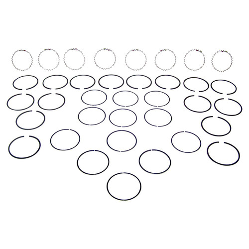 Crown Automotive J3208066 Standard Engine Piston Ring Set for 1970-1991 SJ, J-Series w/ 5.9L Engine, For 8 Pistons - Steel