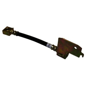 Crown Automotive 52008662 Right Rear Brake Hose for 1994-1998 Jeep ZJ, ZG Grand Cherokee w/ Rear Disc Brakes - Black, Zinc Metal, Rubber