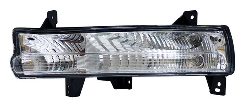 Crown Automotive 55112721AB Left Front Parking Light for 2017-2021 Jeep MP Compass - Black, Clear Plastic, Sold Individually
