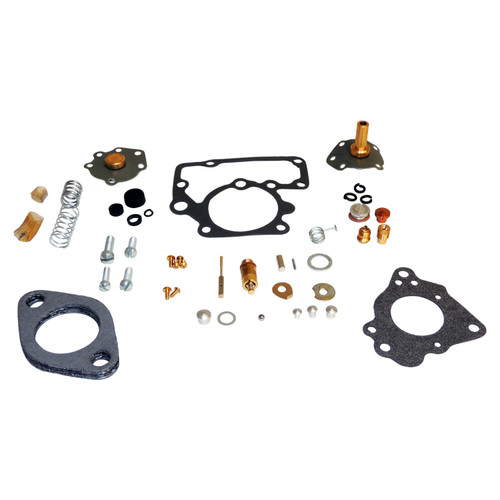 Crown Automotive 648065 Carburetor Repair Kit for 1950-1952 M38 w/ Carter YS-637 Carb. - Multi Colors Bronze, Plastic, Rubber, Steel