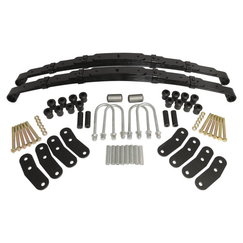 Crown Automotive LSK3 Rear Leaf Spring Kit for 1987-1995 Jeep YJ Wrangler w/ Dana 35, Provides 1 to 1.5" of Lift, Includes Heavy Duty Rear