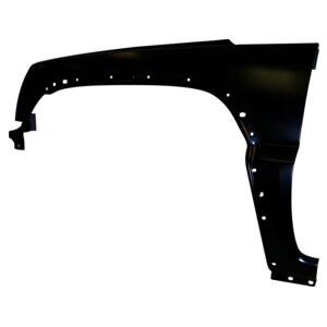 Crown Automotive 55177101AD Left Fender for 2002-2004 Jeep KJ Liberty - Black Metal, Sold Individually