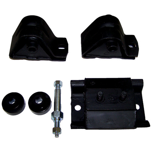 Crown Automotive 52000074K Engine Mount Kit Front & Rear Left & Right - Fits 1987-1990 Jeep YJ Wrangler