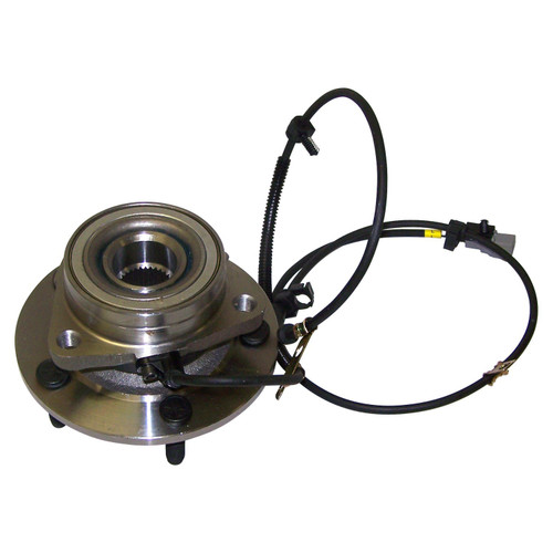 Crown Automotive 52069881AA Left Front Hub Assembly for 1998-1999 Dodge Ram 1500 w/ 4 Wheel Drive, w/ 4 Wheel ABS, Includes Speed Sensor