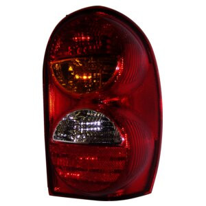 Crown Automotive 55155828AF Right Tail Lamp for 2002-2004 KJ Liberty - Amber, Red, White Plastic, Sold Individually