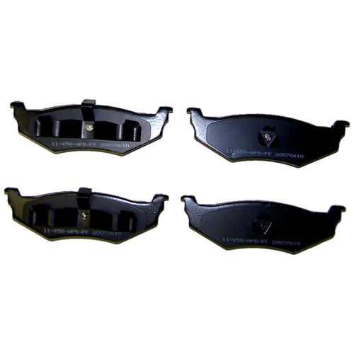 Crown Automotive 5114405AA Rear Brake Pad Sets for 2002-2004 Chrysler Concord, Left and Right - Gray Semi-Metallic