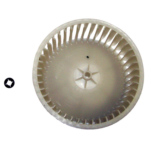 Crown Automotive 56000174 Blower Motor Wheel for 1984-1996 XJ Cherokee and 1986-1992 MJ Comanche - White Plastic, Sold Individually