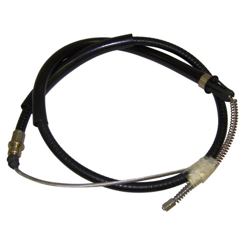 Crown Automotive 52001153 Rear Parking Brake Cable for 1984-1986 Jeep XJ Cherokee, Left or Right - Black Plastic, Rubber, Steel