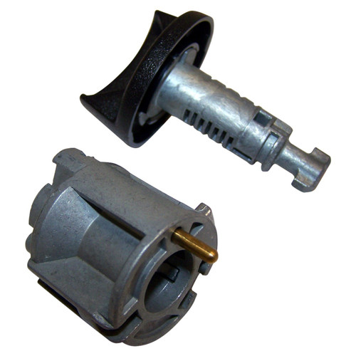 Crown Automotive 4897986AA Ignition Lock Cylinder for 1997-1998 Jeep ZJ Grand Cherokee - Black Metal, Plastic, Sold Individually