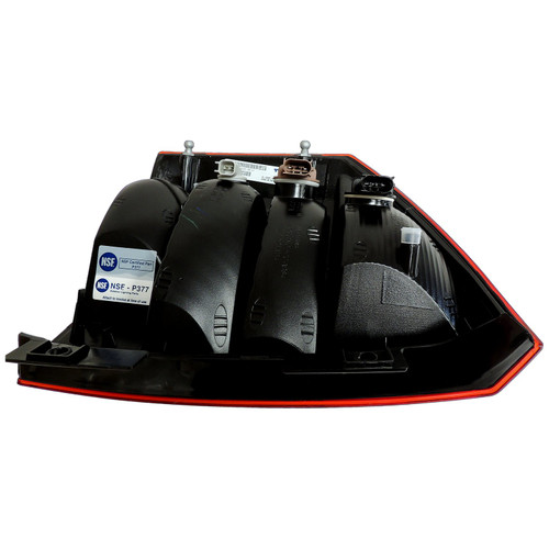 Crown Automotive 5303878AD Right Tail Lamp Assembly for 2007-2010 Jeep MK Compass - Clear, Red Plastic, Sold Individually
