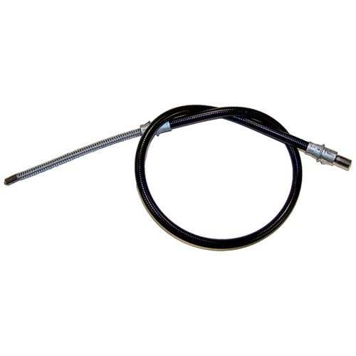 Crown Automotive 52128073 Left Rear Parking Brake Cable for 1997-2001 Jeep XJ Cherokee - Black, Unpainted Plastic, Rubber, Steel