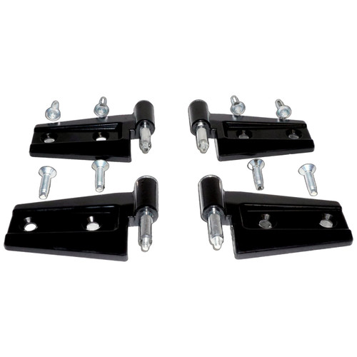 Crown Automotive 55395384K4 Door Hinge Set Front or Rear Left & Right Upper or Lower - Fits 2007-2018 Jeep JK Wrangler
