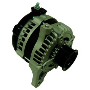 Crown Automotive 4801304AC 160 AMP Alternator for 2007-2011 Jeep JK Wrangler w/ 3.8L - Black, Silver Aluminum, Copper, Steel