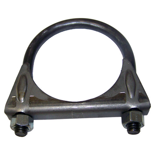 Crown Automotive 4004445 2-1/2" U-Bolt Style Exhaust Clamp for 1997-2006 Jeep TJ Wrangler, 1993-1998 ZJ Grand Cherokee, 1972-1991 SJ, &
