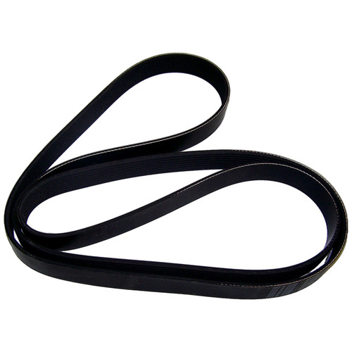 Crown Automotive 4796033 Accessory Drive Belt for 1995-1997 Jeep XJ Cherokee w/ 2.5L Dsl. Engine, w/o A/C, 2185 mm, 8 Ribs