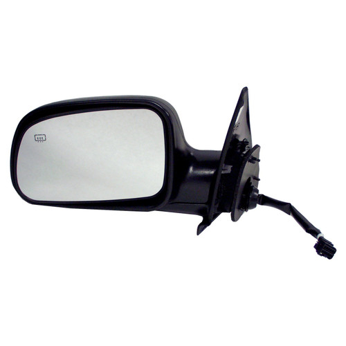 Crown Automotive 55155233AC Left Power, Heated, Manual Folding Mirror for 1999-2004 Jeep WJ Grand Cherokee, Black, Sold Individually