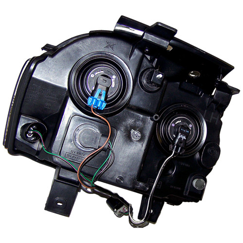 Crown Automotive 55156351AH Left Headlight Assembly for 2005-2007 Jeep WK Grand Cherokee, Includes Bulbs, Sockets, & Wiring Harness