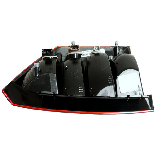 Crown Automotive 5303879AD Left Tail Lamp Assembly for 2007-2010 Jeep MK Compass - Clear, Red Plastic, Sold Individually