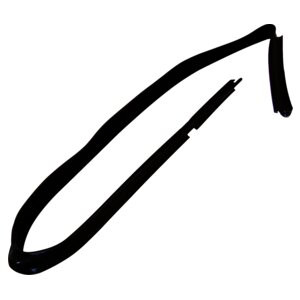 Crown Automotive 55136024AG Right Front Door Glass Seal for 1999-2004 Jeep WJ, WG Grand Cherokee - Black Rubber, Sold Individually
