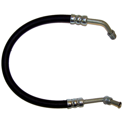 Crown Automotive J5355891 Power Steering Pressure Hose for Select 1972-1979 SJ, J-Series Models - Black, Silver Metal, Rubber