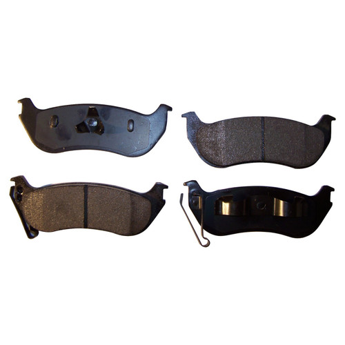 Crown Automotive 5083882TI Rear Brake Pad Set for 2003-2007 Jeep KJ Liberty - Black Ceramic