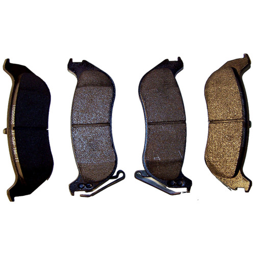 Crown Automotive 5083882TI Rear Brake Pad Set for 2003-2007 Jeep KJ Liberty - Black Ceramic