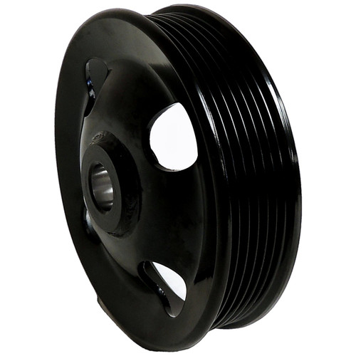 Crown Automotive 68032253AB Power Steering Pump Pulley for 2011-2015 Jeep WK Grand Cherokee w/ 5.7L, 6.4L Engines - Black Steel