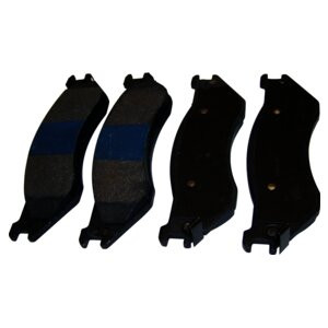 Crown Automotive 5018563AA Rear Brake Pad Set for 2001-2002 Dodge BE & BR Ram 1500, 2500 and 3500 Trucks, Includes Left and Right Brake Pads