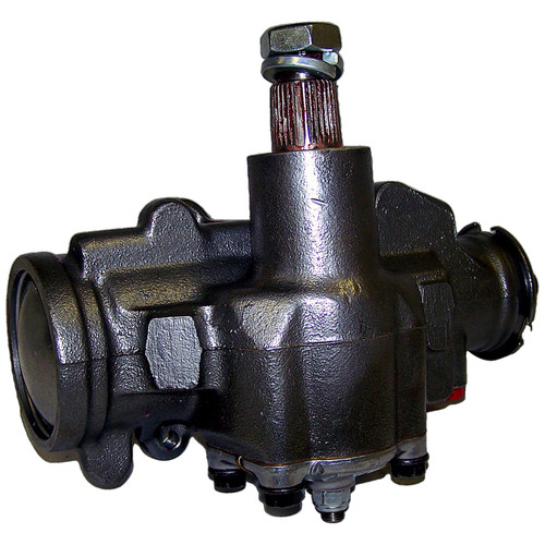 Crown Automotive J5363231 Steering Box for 1980-1986 CJ-5, CJ-7, CJ-8 w/ Left Hand Drive w/ Power Steering - Black Cast Iron, Steel