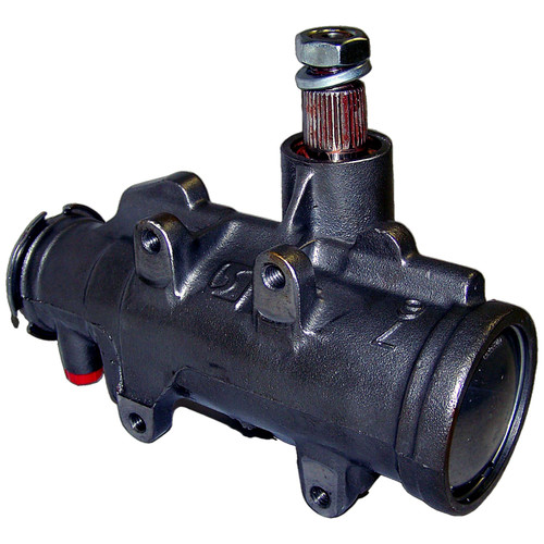 Crown Automotive J5363231 Steering Box for 1980-1986 CJ-5, CJ-7, CJ-8 w/ Left Hand Drive w/ Power Steering - Black Cast Iron, Steel