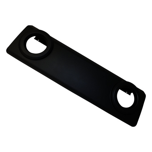 Crown Automotive 1ML27TZZAA Front Fascia Applique for 2007-2018 JK Wrangler w/ Plastic Fascia w/ Fog Lights - Plastic, Sold Individually