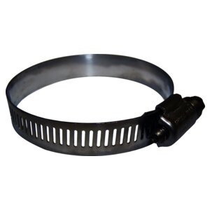 Crown Automotive J3203079 Hose Clamp for Universal Applications, Worm Gear Style, 1-13/16" - 2-3/4" - Silver Steel, Sold Individually