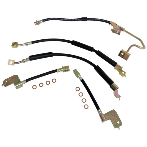 Crown Automotive BHK7 Brake Hydraulic Hose Kit Front & Rear Left & Right - Fits 1994-1998 Jeep ZJ Grand Cherokee