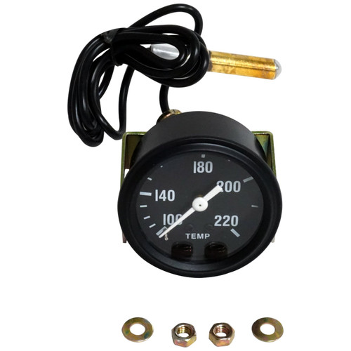 Crown Automotive 640762 Engine Coolant Temperature Gauge - Fits 1941-1945 Jeep Fits 2" Diameter Hole